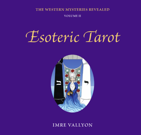 Western Mysteries Vol 2 - Esoteric Tarot Cover - Purple surrounding the main element of Key 2, "The High Priestess" or "Priestess of the Silver Star" representing the feminine mind.